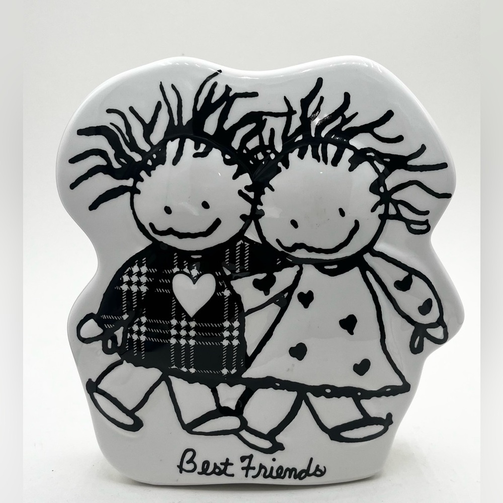 VTG Marci Baum Bros. Children Of The Inner Light Vase Planter FRIENDS 7”‎ Tall